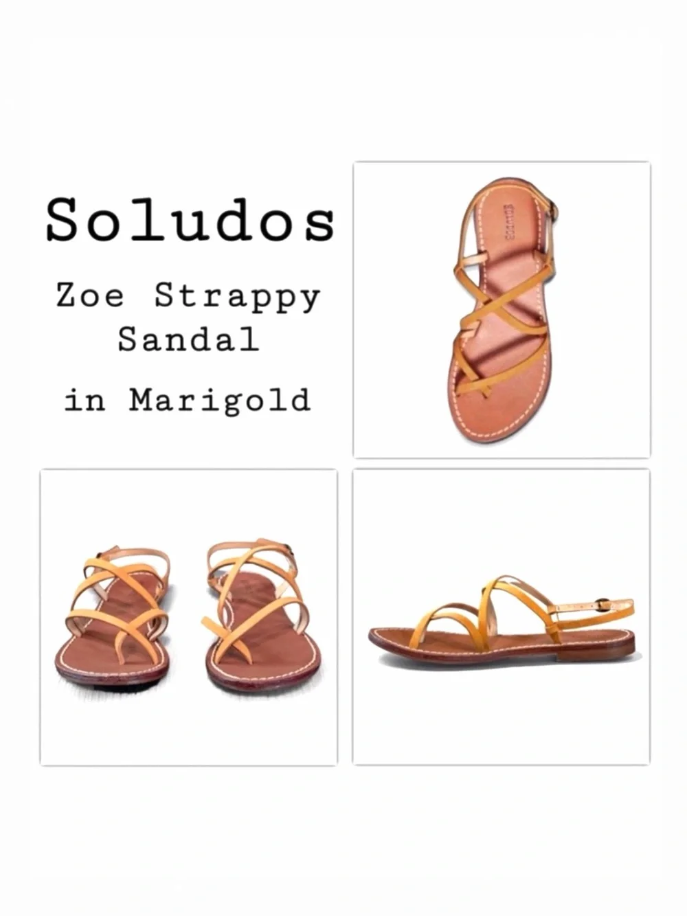 Soludos Zoe Strappy Sandals